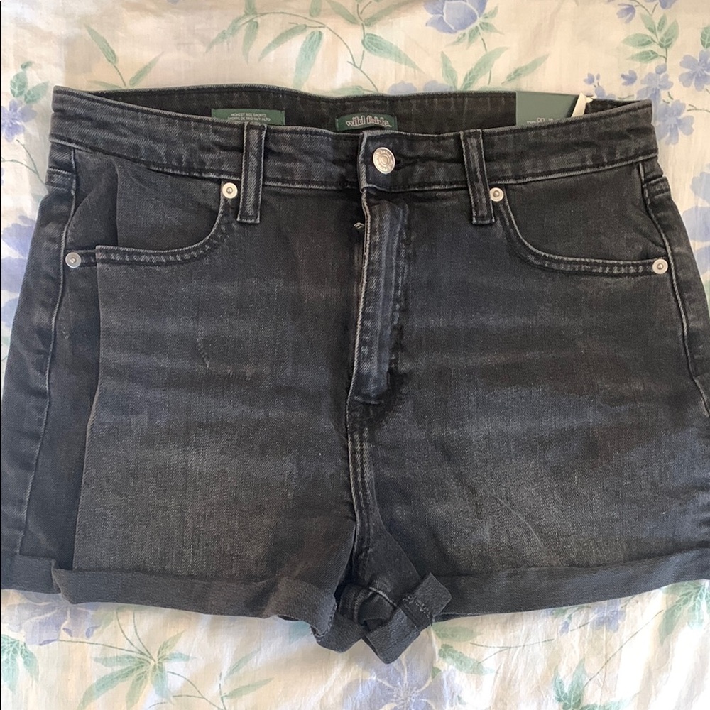 Wild Fable Dark Gray Jean Shorts